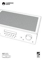 Cambridge Audio AXR100D - Owners manual 